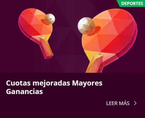 Cuotas mejoradas en apuestas deportivas de ping pong